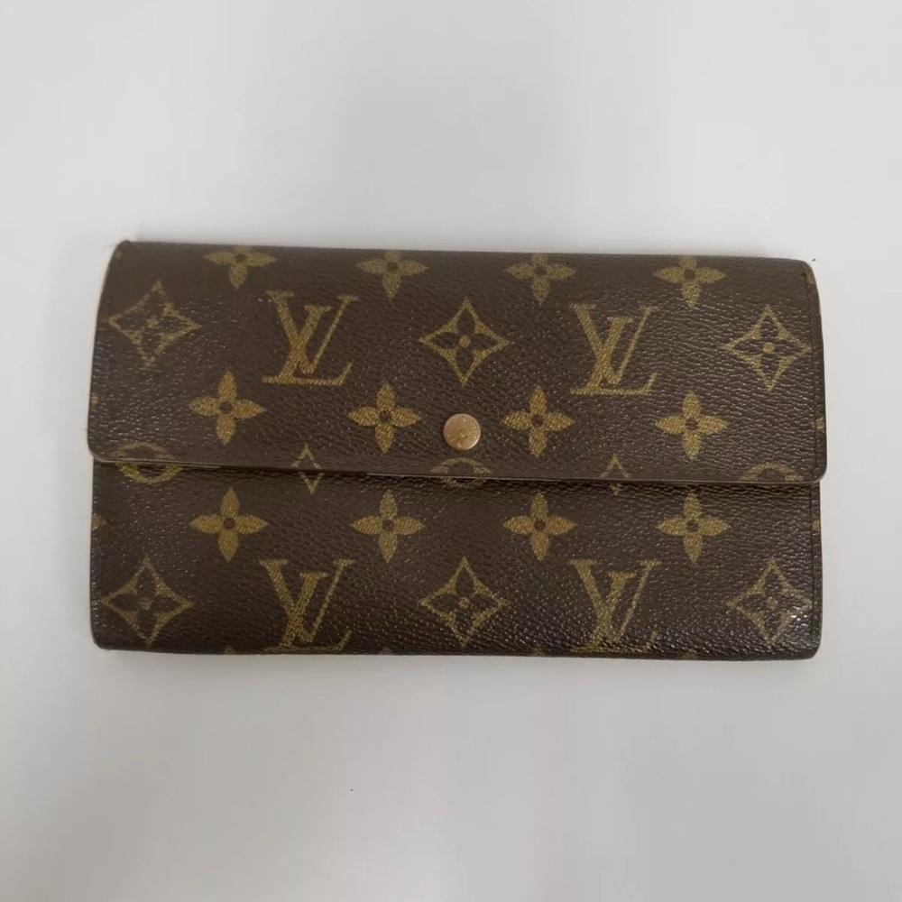 Vintage 90s Louis Vuitton Monogram Wallet
